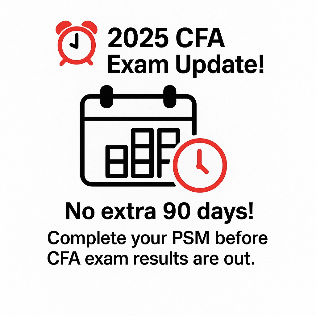 CFA PSM deadline
