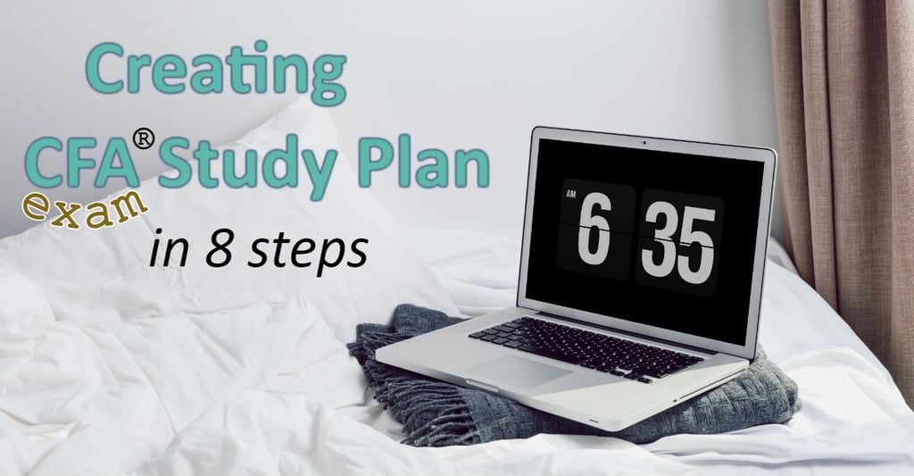 How to Create CFA Exam Study Plan